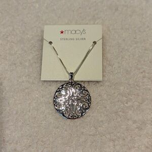 Sterling silver pendent necklace brand new with tags & box